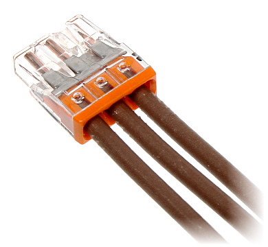 Set 100 conectori cu fixare prin impingere 4 conductoare 2,5mm2 24A Wago 2273-204
